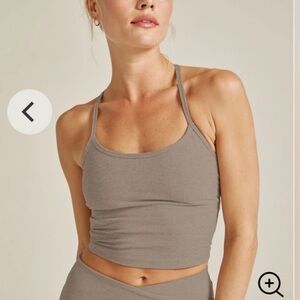 Spacedye Slim Racerback Cropped Tank